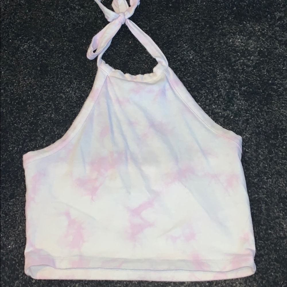 tie dye crop top